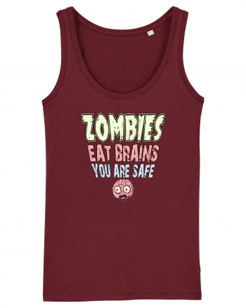 ZOMBIES EAT BRAINS, YOU ARE SAFE! :D Burgundy