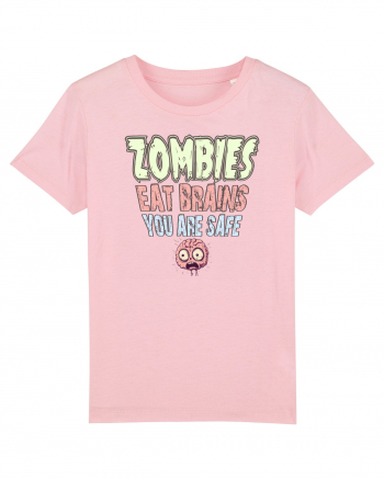 ZOMBIES EAT BRAINS, YOU ARE SAFE! :D Cotton Pink