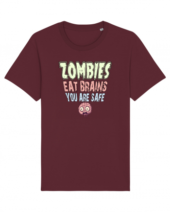 ZOMBIES EAT BRAINS, YOU ARE SAFE! :D Burgundy