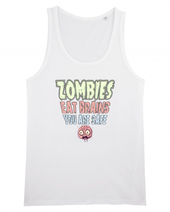 ZOMBIES EAT BRAINS, YOU ARE SAFE! :D White