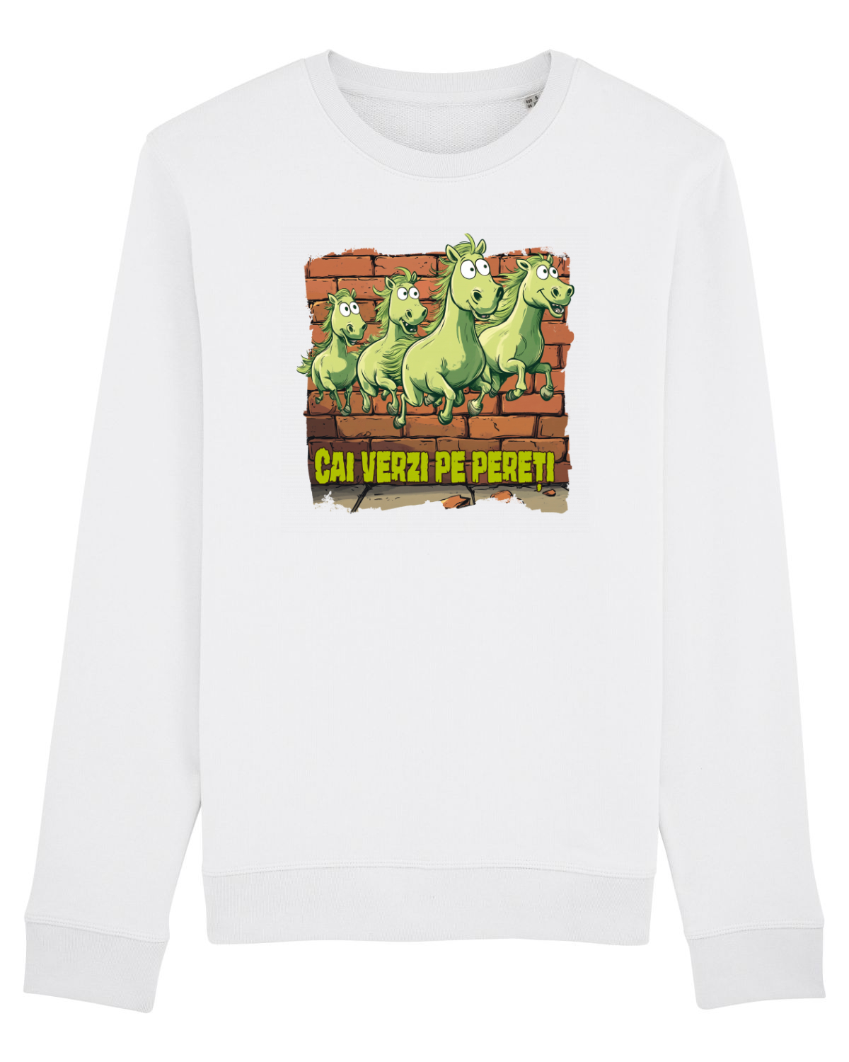 Bluză mânecă lungă Unisex Rise White