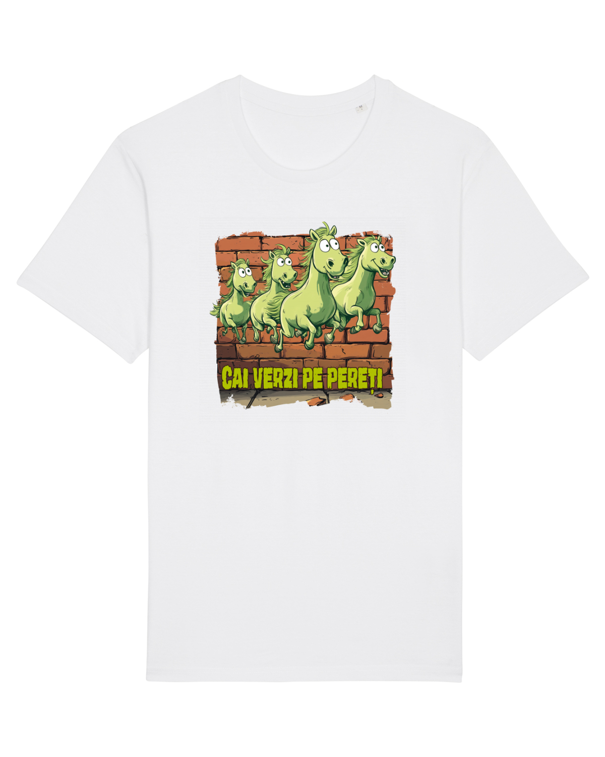 Tricou mânecă scurtă Unisex Rocker White