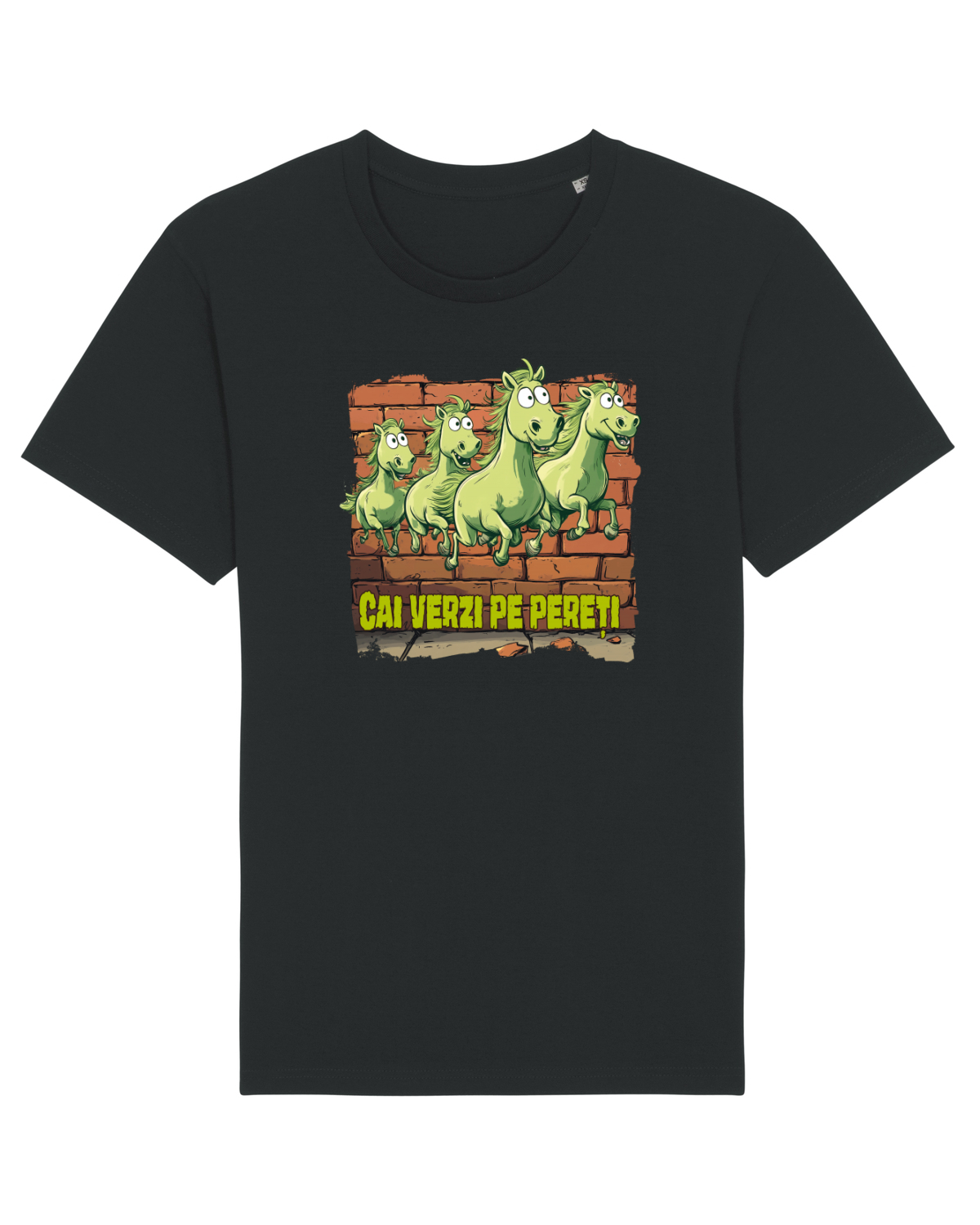 Tricou mânecă scurtă Unisex Rocker Black