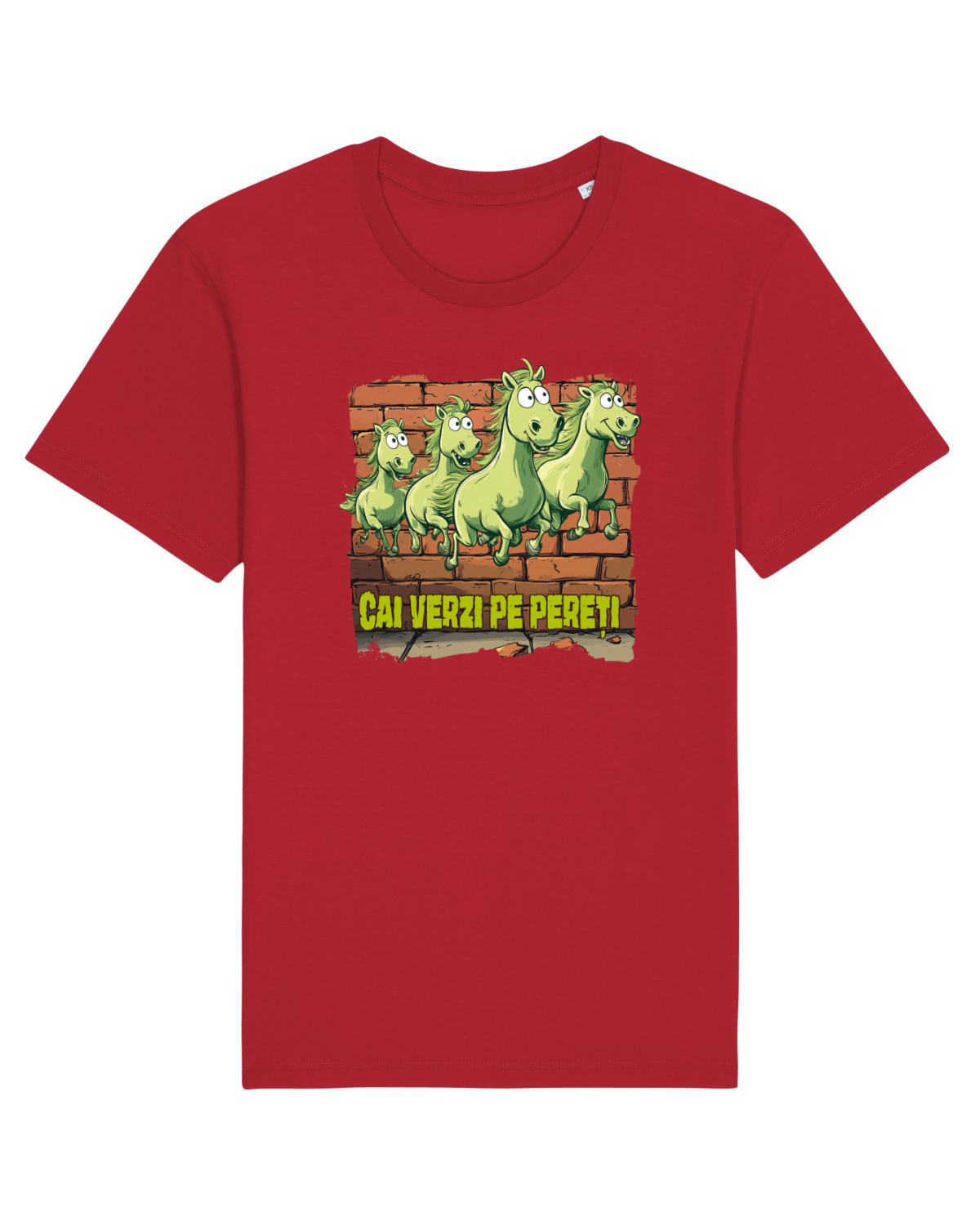 Tricou mânecă scurtă Unisex Rocker Red