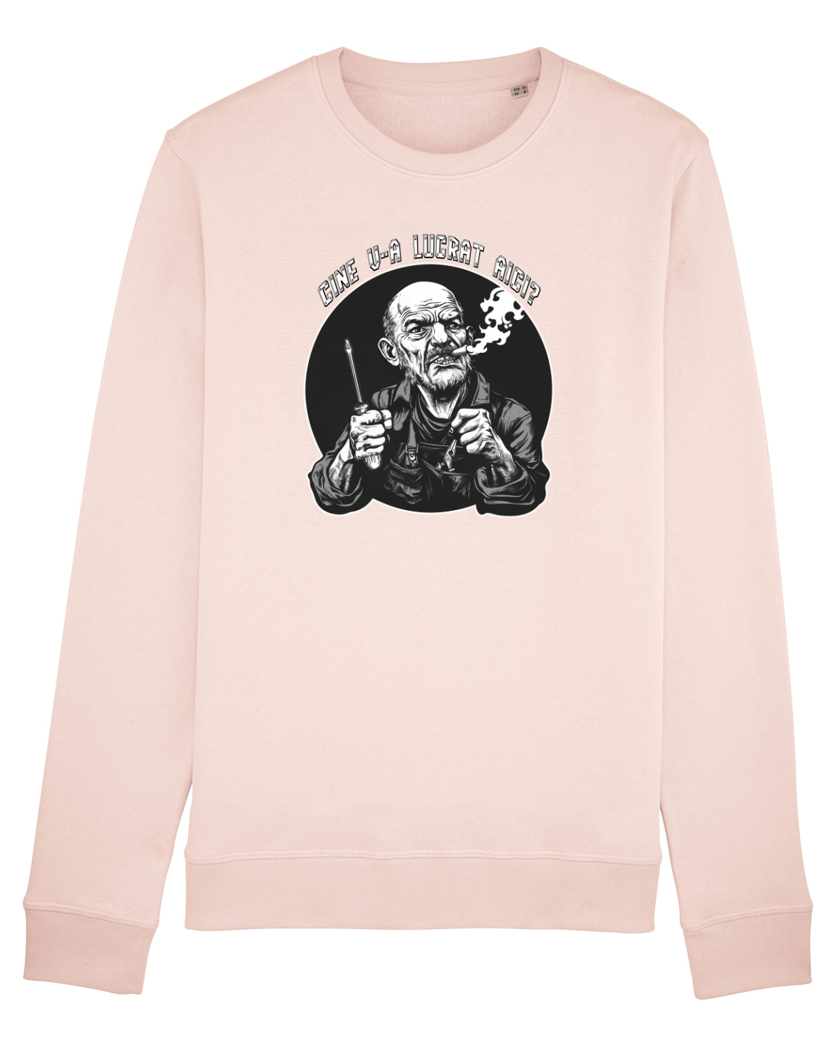 Bluză mânecă lungă Unisex Rise Candy Pink