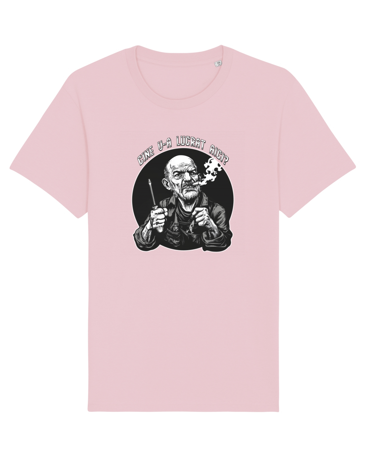 Tricou mânecă scurtă Unisex Rocker Cotton Pink