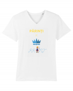 Printul parintilor Tricou mânecă scurtă guler V Bărbat Presenter
