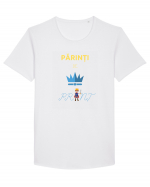 Printul parintilor Tricou mânecă scurtă guler larg Bărbat Skater