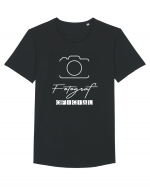 Fotograf oficial  Tricou mânecă scurtă guler larg Bărbat Skater