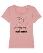 Fotograf - oficial  Tricou mânecă scurtă guler larg fitted Damă Expresser