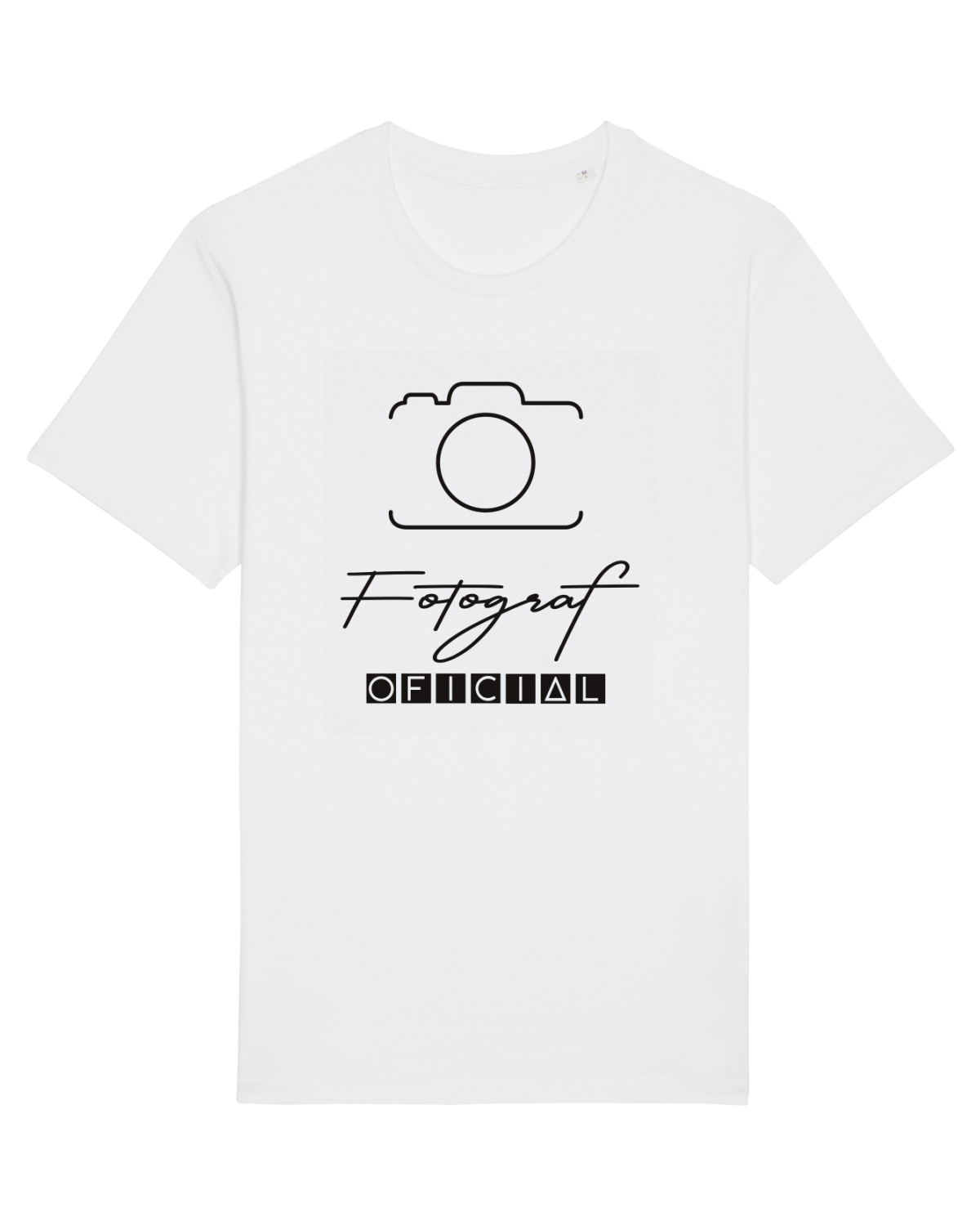 Tricou mânecă scurtă Unisex Rocker White