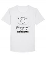 Fotograf - oficial  Tricou mânecă scurtă guler larg Bărbat Skater