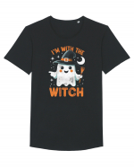 I'm with the witch Tricou mânecă scurtă guler larg Bărbat Skater