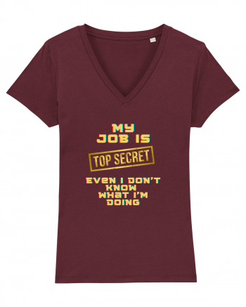 My job? TOP secret Burgundy