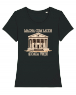 ȘCOALA VIEȚII - ABSOLVITĂ MAGNA CUM LAUDE :D Tricou mânecă scurtă guler larg fitted Damă Expresser