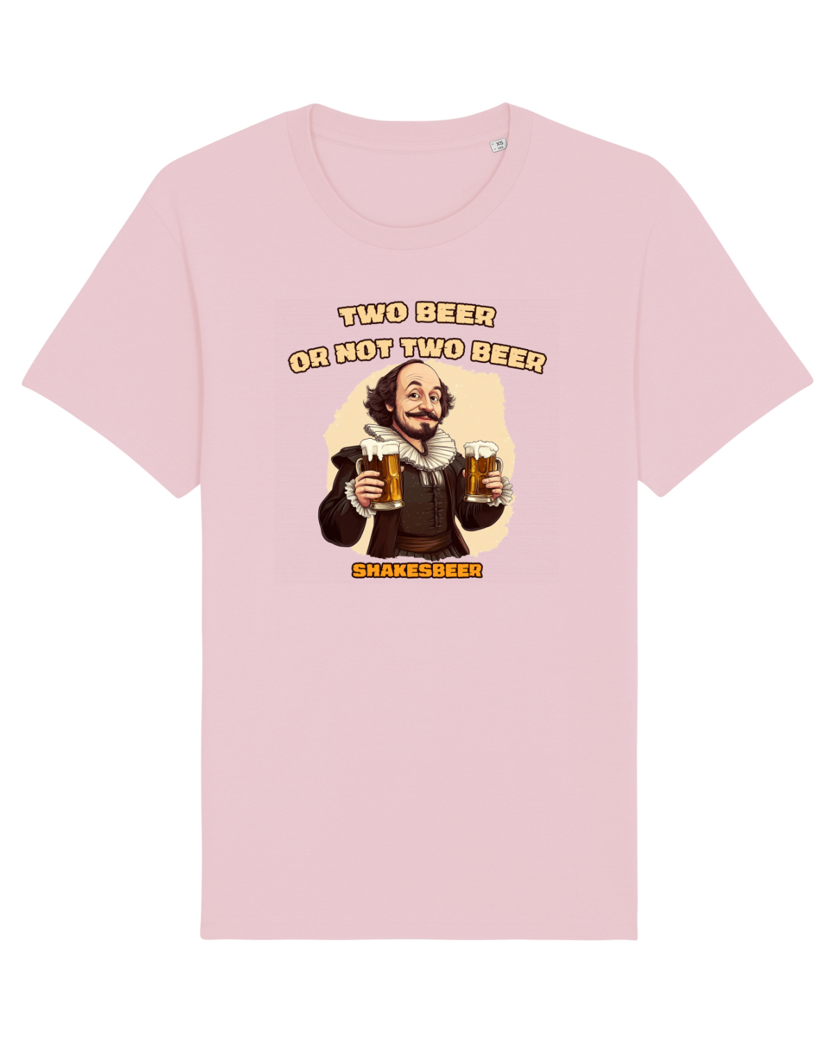 Tricou mânecă scurtă Unisex Rocker Cotton Pink
