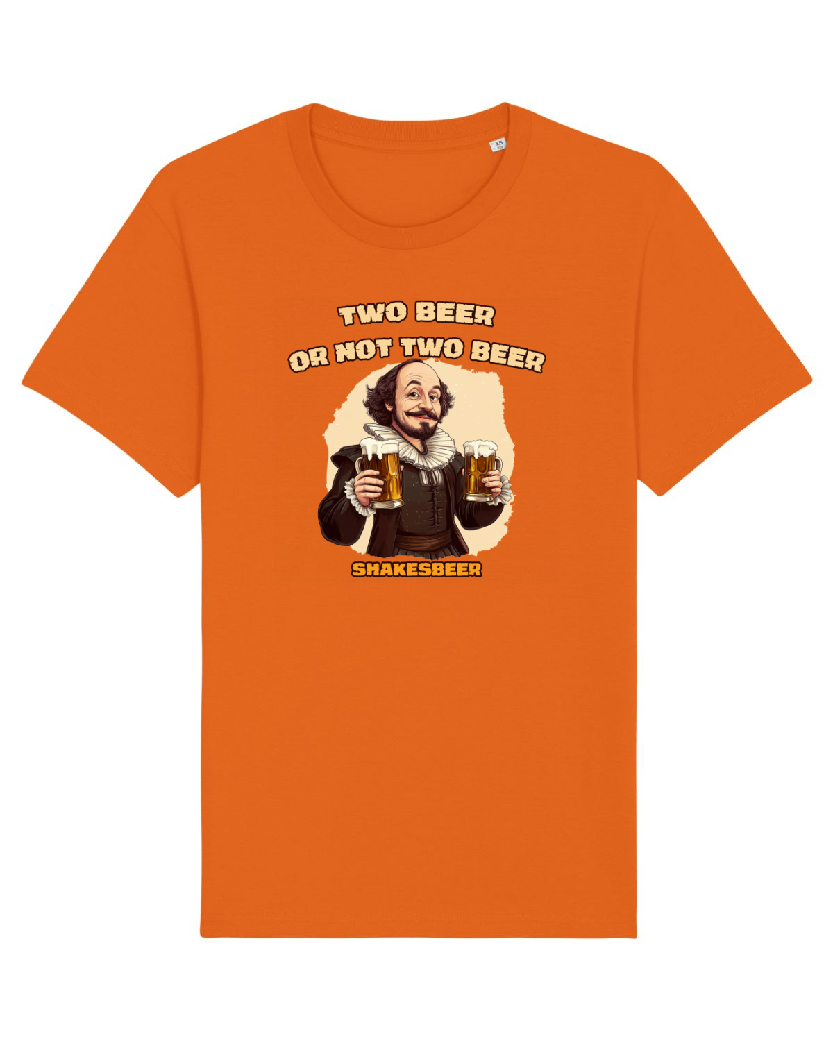 Tricou mânecă scurtă Unisex Rocker Bright Orange