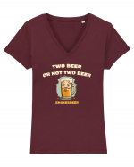 TWO BEER OR NOT TWO BEER - SHAKESBEER 3 Tricou mânecă scurtă guler V Damă Evoker