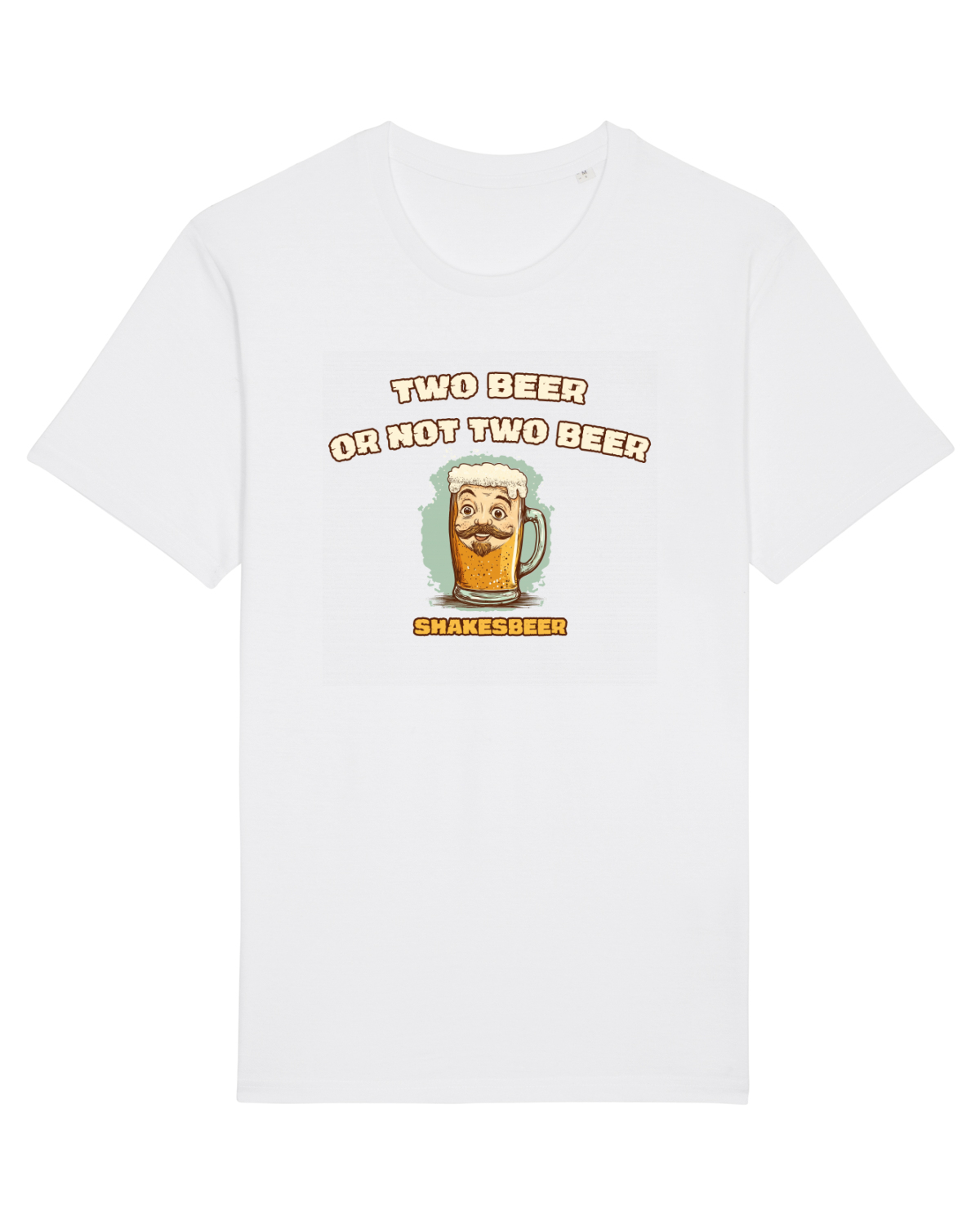 Tricou mânecă scurtă Unisex Rocker White