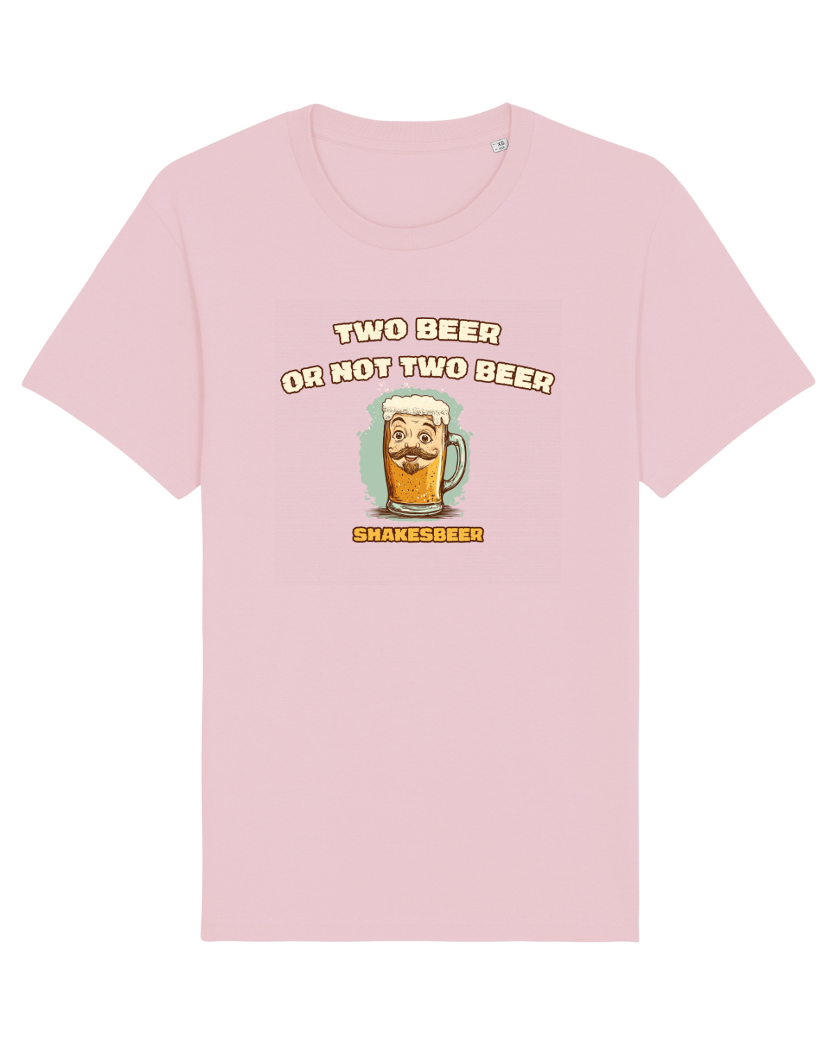 Tricou mânecă scurtă Unisex Rocker Cotton Pink
