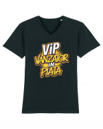 VIP - vânzător în piață Tricou mânecă scurtă guler V Bărbat Presenter