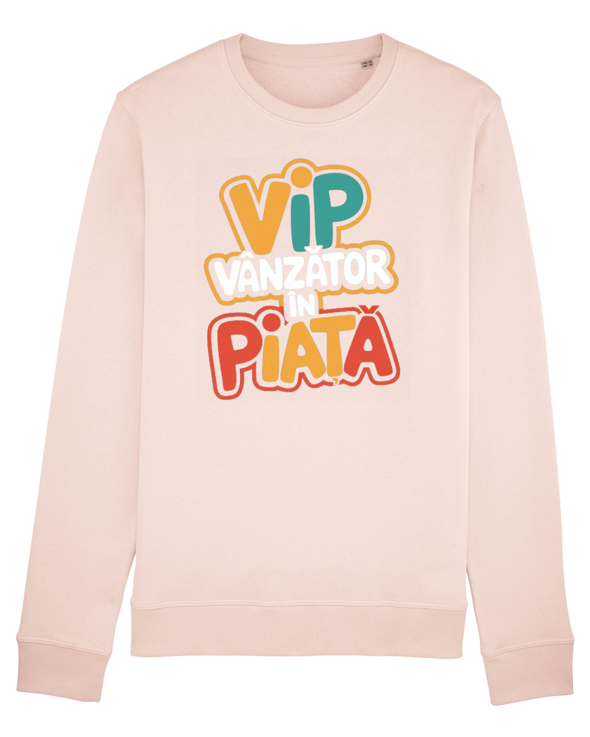 Bluză mânecă lungă Unisex Rise Candy Pink