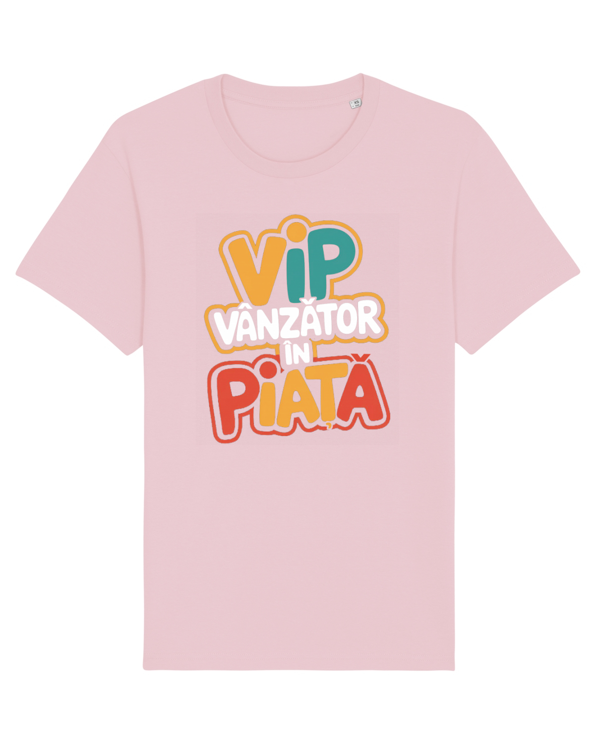 Tricou mânecă scurtă Unisex Rocker Cotton Pink