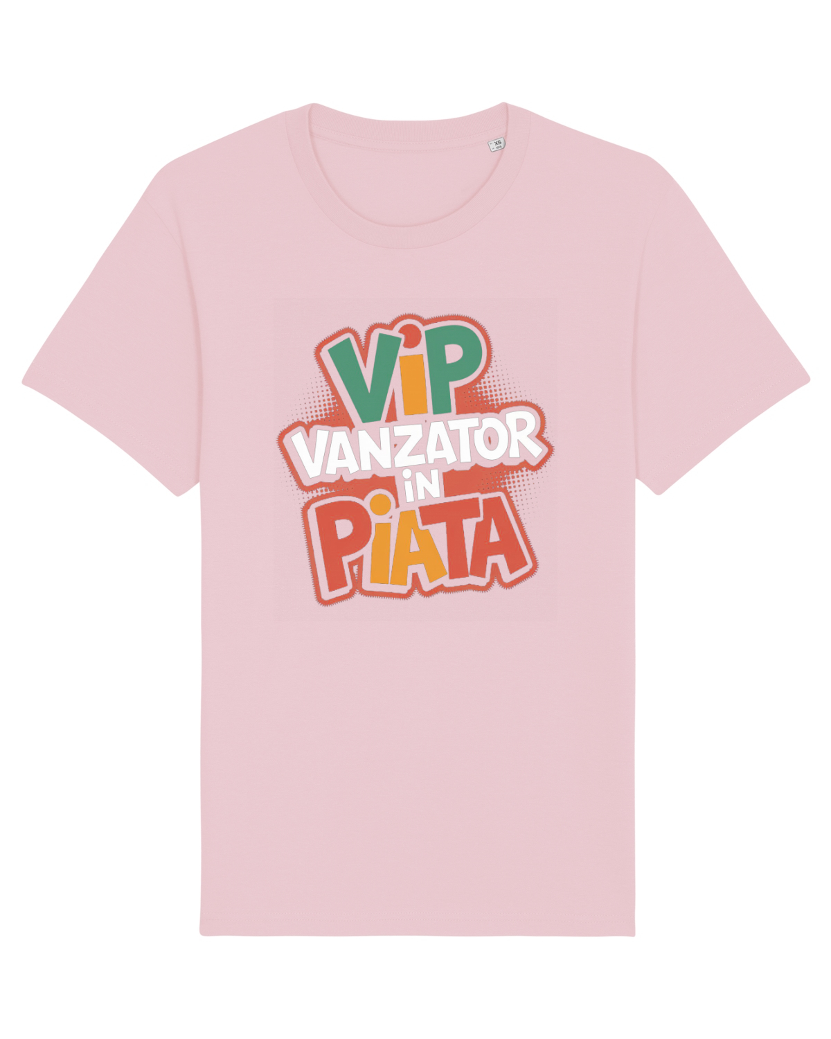 Tricou mânecă scurtă Unisex Rocker Cotton Pink