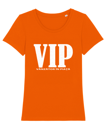 VIP - vânzător în piață grunge Bright Orange