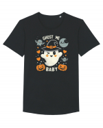 Ghost me Baby Tricou mânecă scurtă guler larg Bărbat Skater