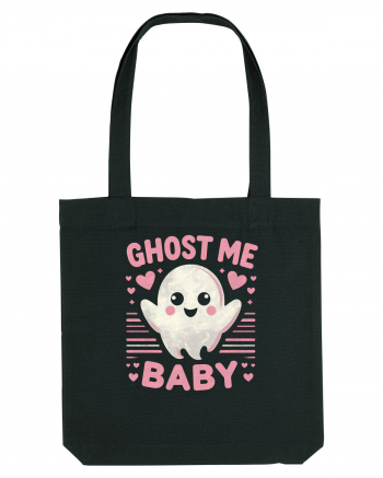 Ghost me Baby pink hearts Black