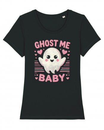 Ghost me Baby pink hearts Black