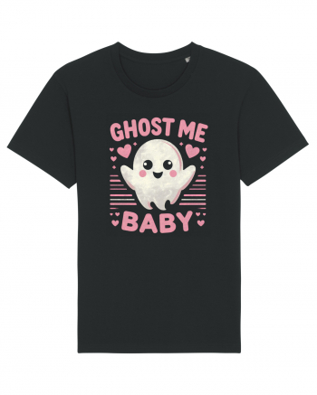 Ghost me Baby pink hearts Black