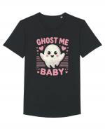 Ghost me Baby pink hearts Tricou mânecă scurtă guler larg Bărbat Skater