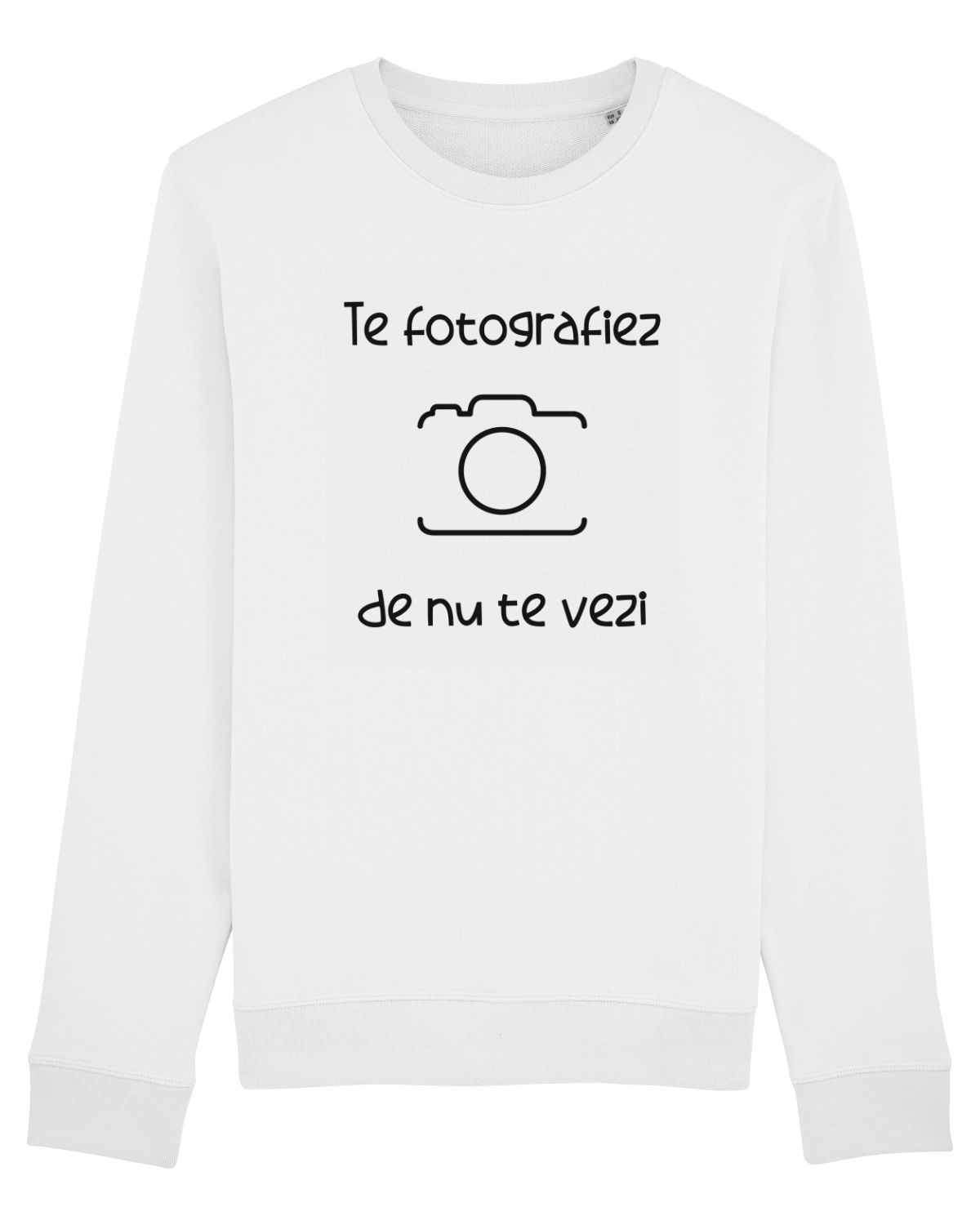 Bluză mânecă lungă Unisex Rise White
