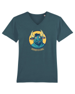 GHICESTE-MI ZODIA - TAUR / TAURUS Tricou mânecă scurtă guler V Bărbat Presenter