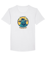GHICESTE-MI ZODIA - TAUR / TAURUS Tricou mânecă scurtă guler larg Bărbat Skater