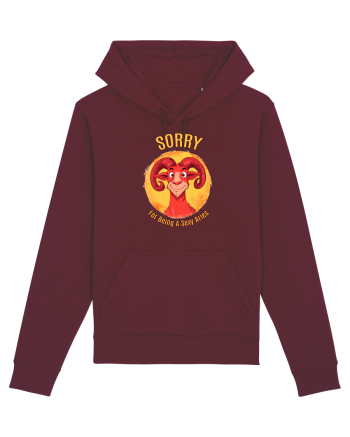 SORRY FOR BEING A SEXY ARIES Burgundy