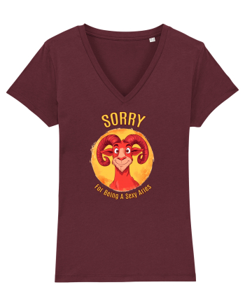 SORRY FOR BEING A SEXY ARIES Burgundy