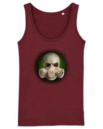 craniu gasmaskskull 07 verde Burgundy