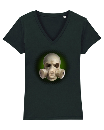 craniu gasmaskskull 07 verde Black