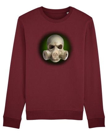 craniu gasmaskskull 07 verde Burgundy