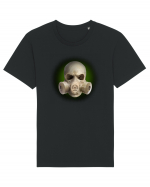 craniu gasmaskskull 07 verde Tricou mânecă scurtă Unisex Rocker