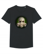 craniu gasmaskskull 07 verde Tricou mânecă scurtă guler larg Bărbat Skater