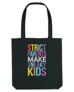 Strict Parents Make Sneaky Kids purple Sacoșă textilă