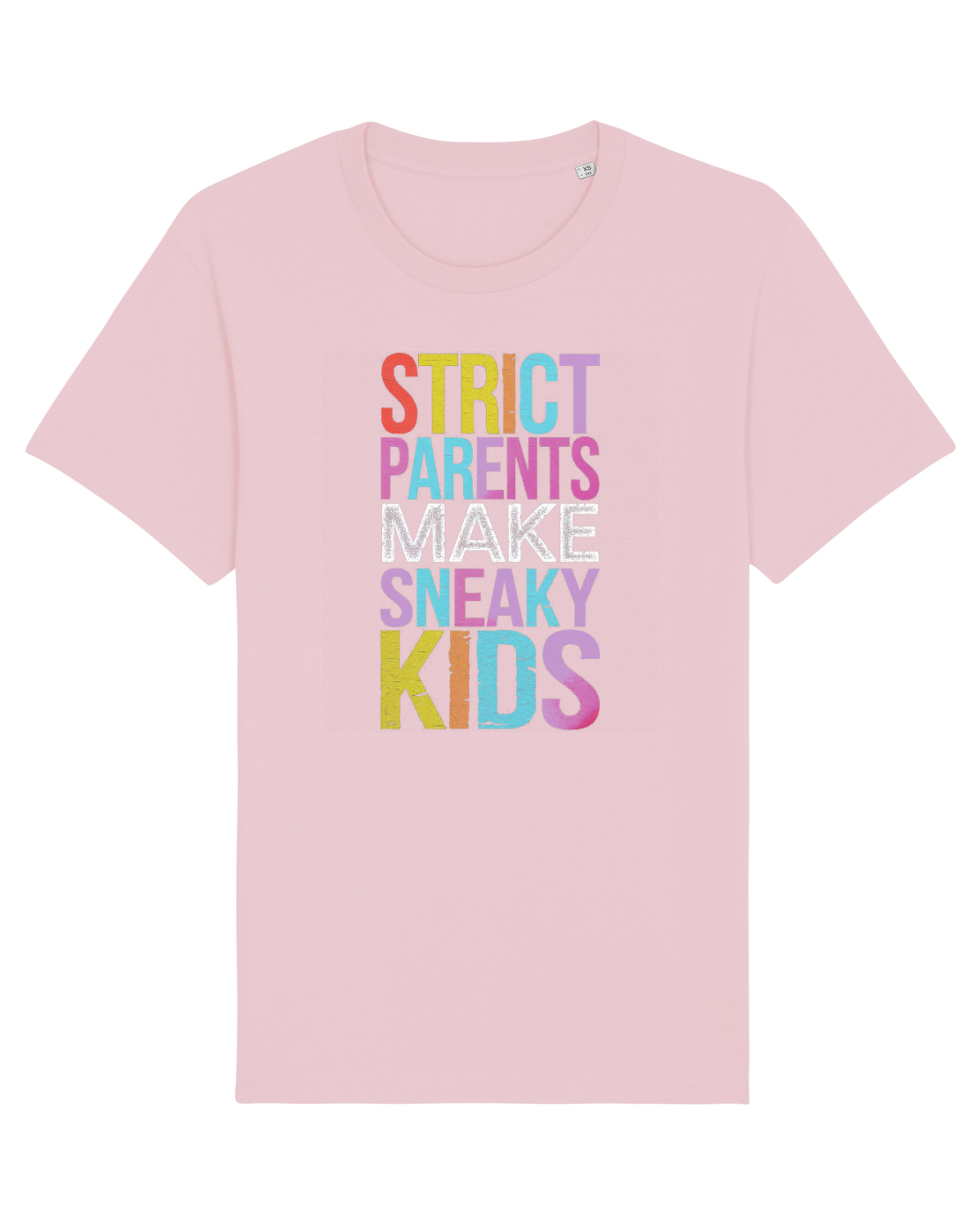 Tricou mânecă scurtă Unisex Rocker Cotton Pink