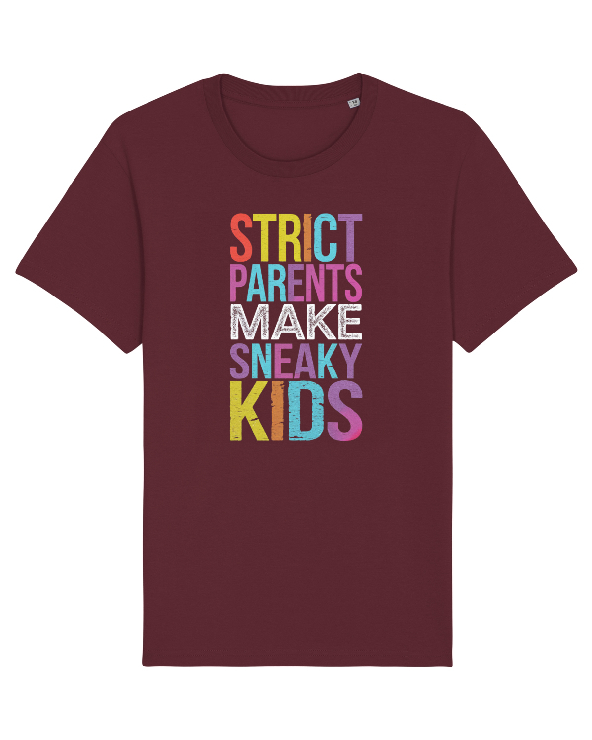 Tricou mânecă scurtă Unisex Rocker Burgundy