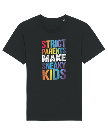 Strict Parents Make Sneaky Kids grunge Black