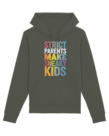 Strict Parents Make Sneaky Kids distresed Khaki