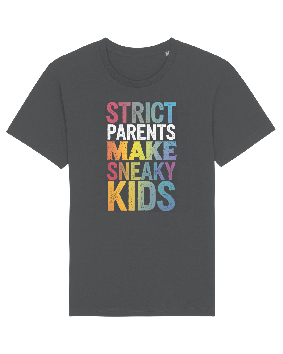 Tricou mânecă scurtă Unisex Rocker Anthracite